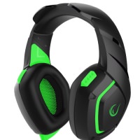 Rampage RM-K7 MAGNIFIC Siyah/Yeşil USB Mikrofonlu Oyuncu Kulaklık - 1